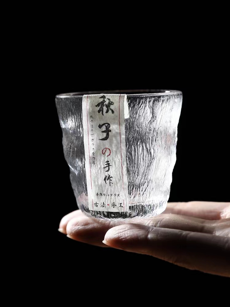 日式冰川玻璃品茗杯